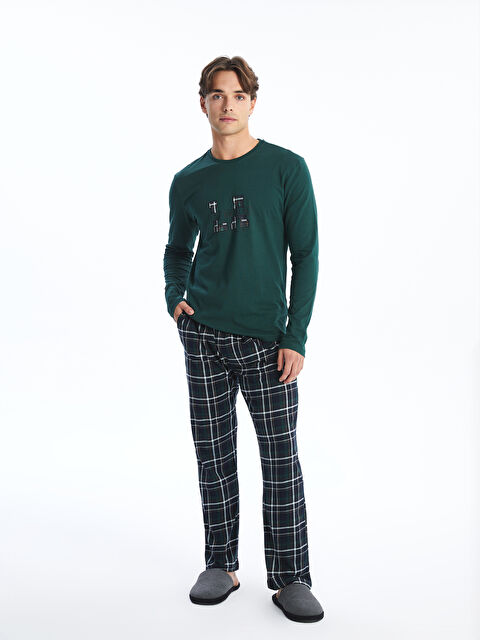 LC WAIKIKI Standart Kalıp Erkek Pijama Takımı - W4CV76Z8-LRR