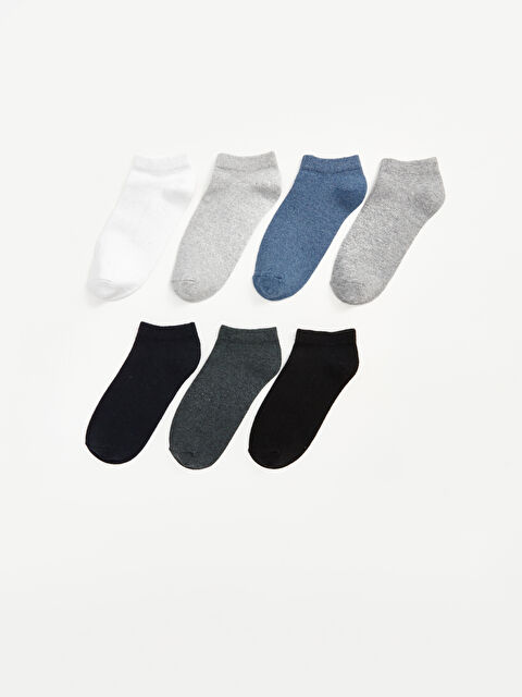 LCW Kids Basic Erkek Çocuk Patik Çorap 7'li - W4CV98Z4-K00