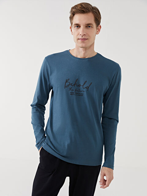 LC WAIKIKI Standart Kalıp Erkek Pijama Takımı - W4CY07Z8-HNR