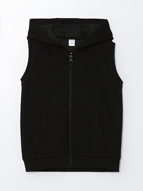 LCW Kids Kapüşonlu Basic Erkek Bebek Yelek - W4CY73Z1-CVL