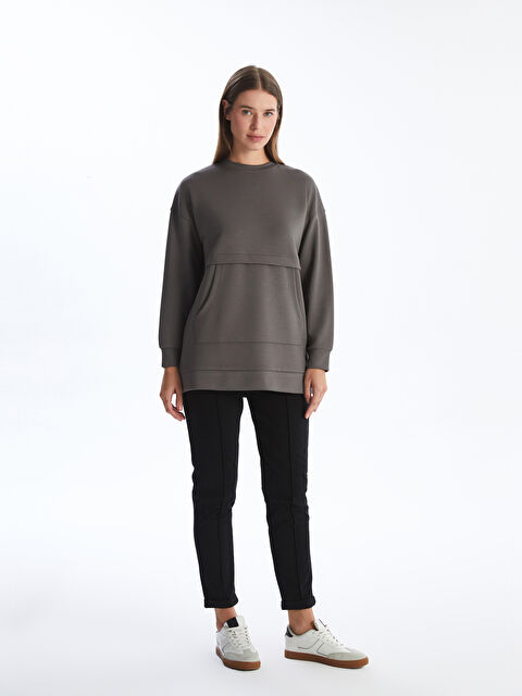 LCW Modest Kadın Beli Lastikli Düz Eşofman Altı - W4DB93Z8-CVL