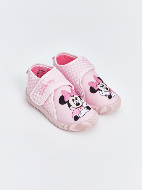 LCW STEPS Minnie Mouse Baskılı Kız Bebek Panduf - W4DC02Z1-LT9