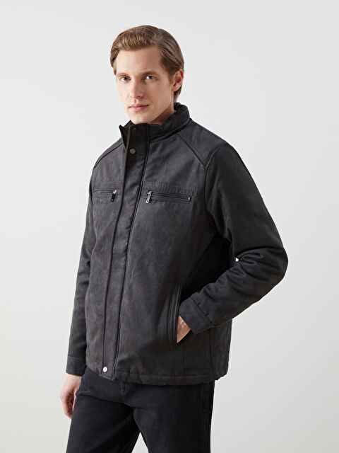 LCWAIKIKI Classic Standart Kalıp Dik Yaka Erkek Mont - W4DC43Z8-CUZ