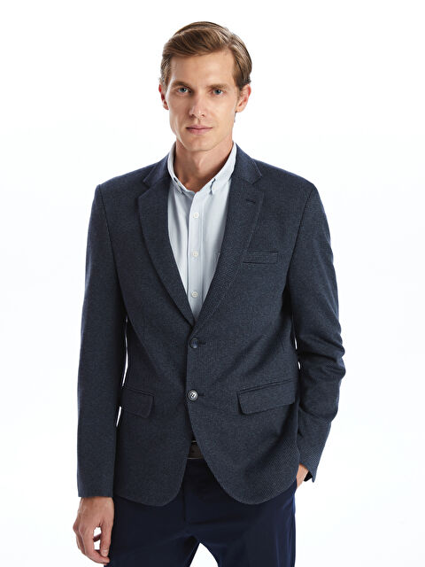 LCW BUSINESS Dar Kalıp Erkek Blazer Ceket - W4DE37Z8-LN6