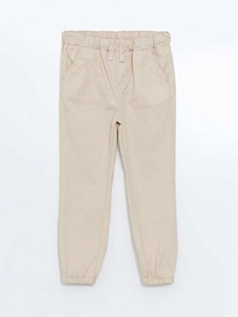 LCW Kids Beli Lastikli Baskılı Erkek Bebek Jogger Pantolon - W4DG56Z1-G5M