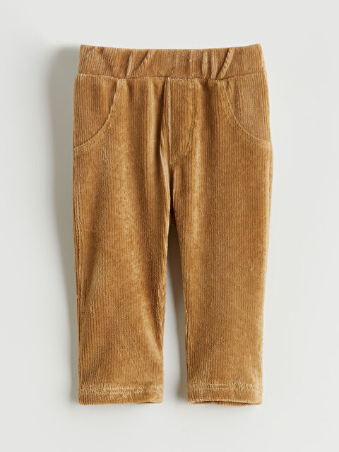 LCW baby Beli Lastikli Erkek Bebek Pantolon - W4DH13Z1-S6M