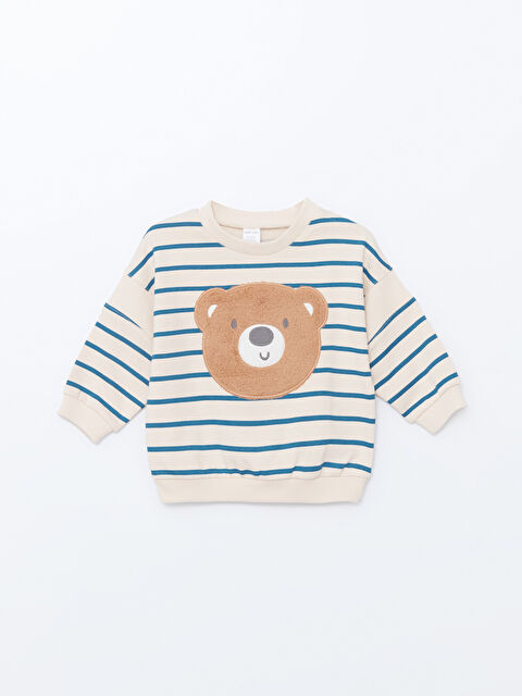 LCW baby Bisiklet Yaka Erkek Bebek Sweatshirt - W4DH14Z1-LFC