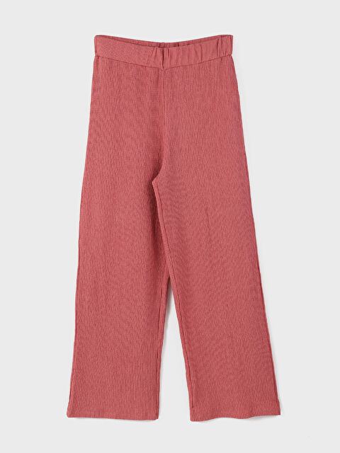 LCWAIKIKI Classic Elasticated Waist Textured Women's Trousers - W4DH99Z8-QXA