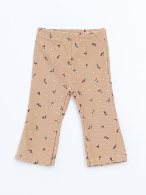 LCW baby Beli Lastikli Kız Bebek Tayt - W4DM07Z1-LQX