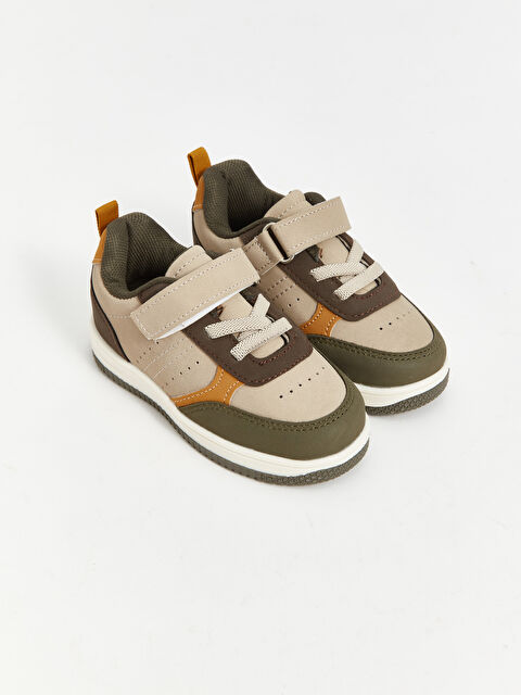 LCW STEPS Bağcık ve Cırt Cırtlı Erkek Bebek Spor Ayakkabı - W4DM67Z1-YF7