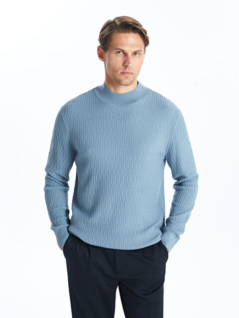 SOUTHBLUE Balıkçı Yaka Uzun Kollu Erkek Triko Kazak - W4DO62Z8-SNK