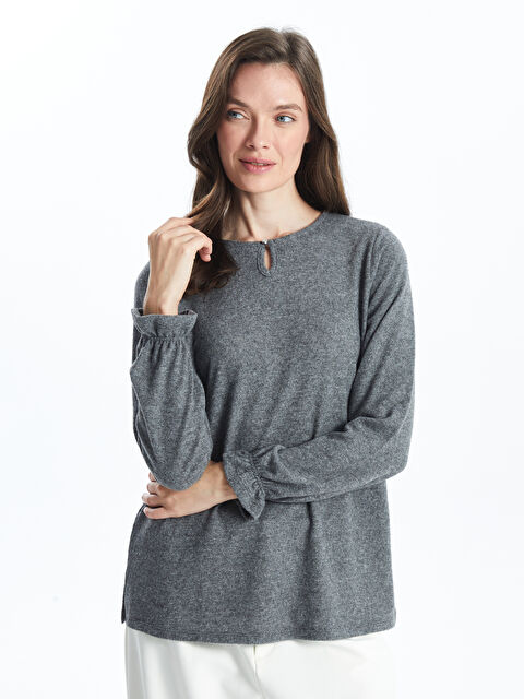 LCW Grace Bisiklet Yaka Kadın Bluz - W4DO69Z8-D5D