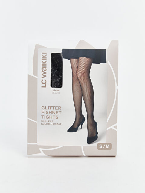 LCW DREAM Kadın Simli File Külotlu Çorap - W4DQ18Z8-J0F