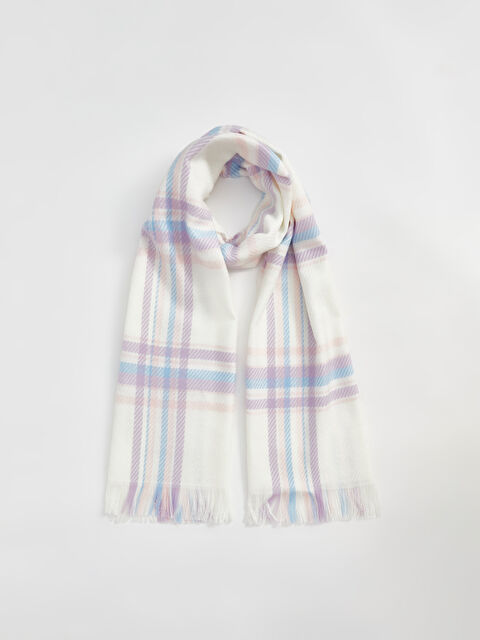 LCW ACCESSORIES Ekose Desenli Kız Çocuk Atkı - W4DQ48Z4-LNQ