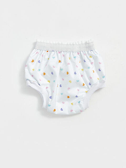 LCW baby Beli Lastikli Baskılı Unisex Alıştırma Külot - W4DS20Z1-LRA