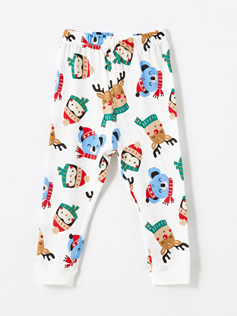 LCW baby Beli Lastikli Kalın Erkek Bebek Pijama Alt - W4DS39Z1-LRA