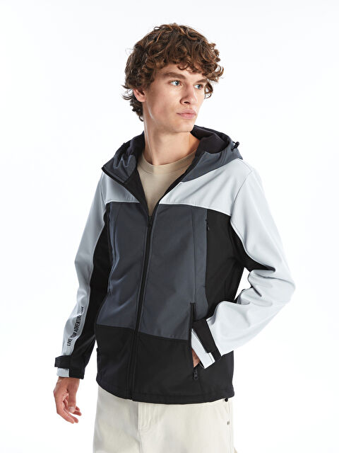 XSIDE ACTIVE Standart Kalıp Kapüşonlu Erkek Kayak Montu - W4DT86Z8-CVL