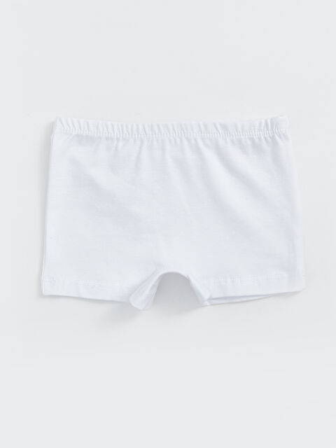 LCW baby Beli Lastikli Basic Kız Bebek Boxer - W4DU62Z1-FFB