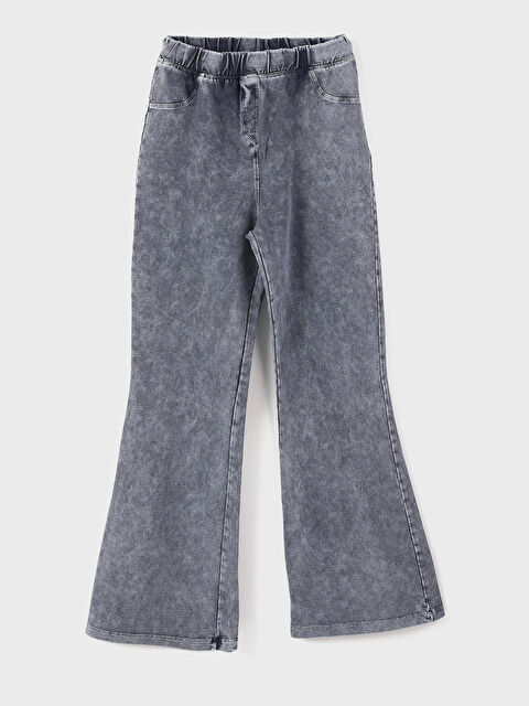 LCW Kids Elasticated Waist Girls' Trousers - W4EA33Z4-J0N