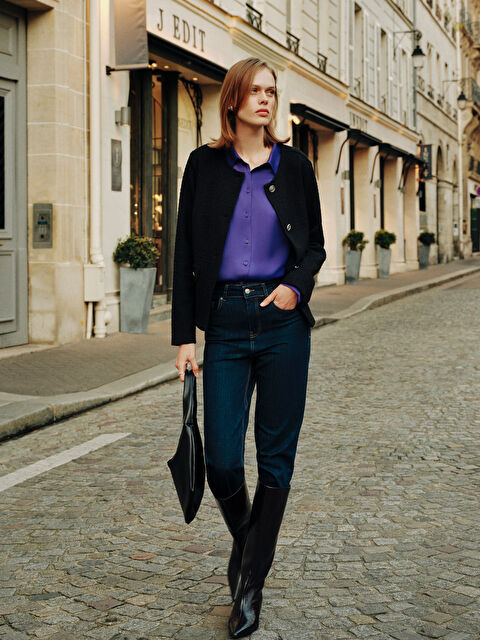 LCWAIKIKI Classic Slim Fit Kadın Jean Pantolon - W4EF03Z8-309