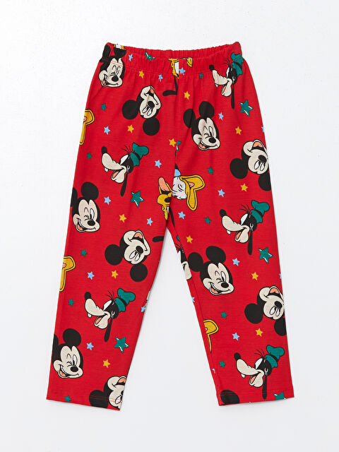LCW baby Beli Lastikli Mickey Mouse Baskılı Erkek Bebek Pijama Alt - W4EF85Z1-LTQ