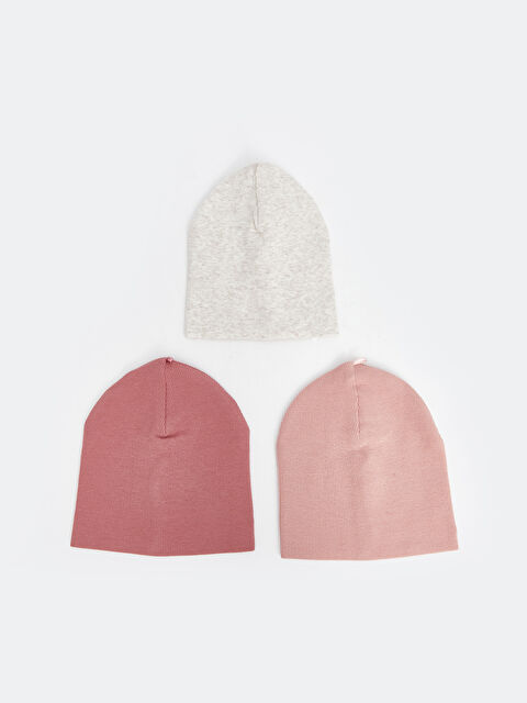 LCW baby Basic Kız Bebek Bere 3'lü - W4EG43Z1-GED