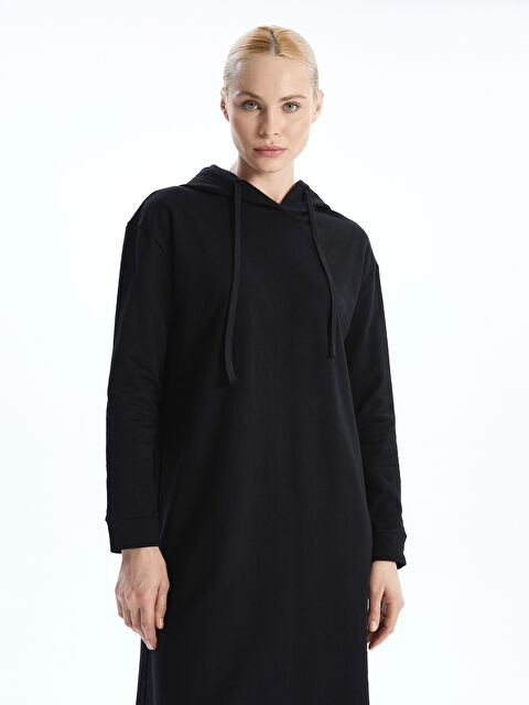 LCW Vision Hooded Women's Sweatshirt Dress - W4EJ03Z8-RQL