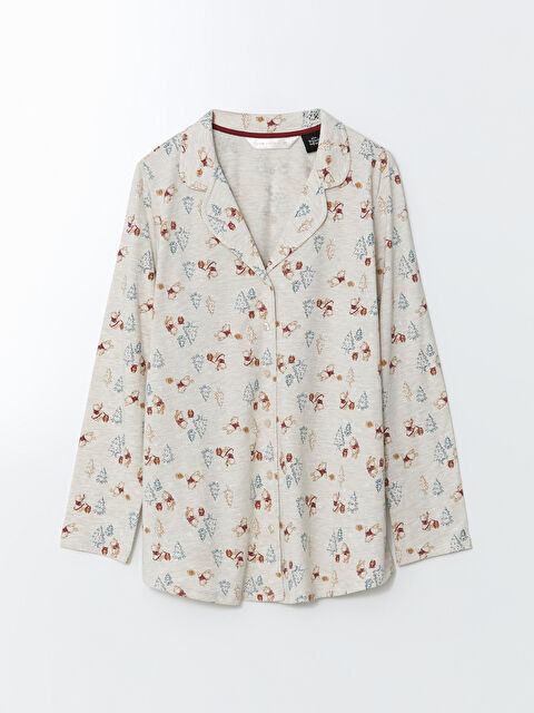 LCW DREAM Winnie the Pooh Baskılı Hamile Pijama Üst - W4EJ52Z8-RTV