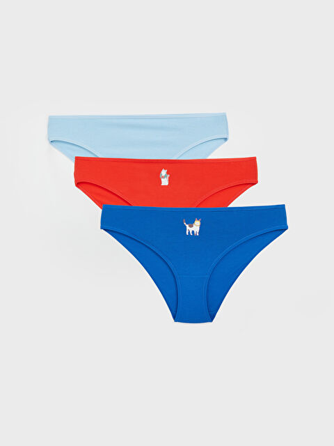 LCW Young Baskılı Bikini Külot 3'lü - W4EL33Z8-HNB