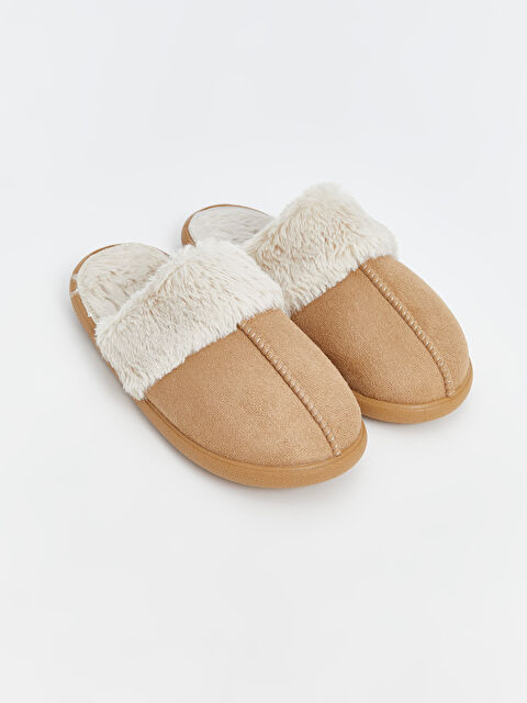 LCW STEPS Isı Korumalı Pelüş Kadın Ev Terliği - W4EP27Z8-YJT