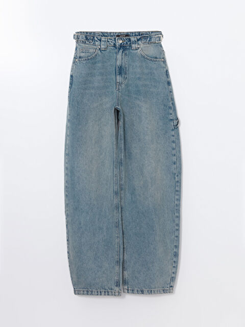 XSIDE Baggy Fit Kadın Jean Pantolon - W4EP46Z8-UCY