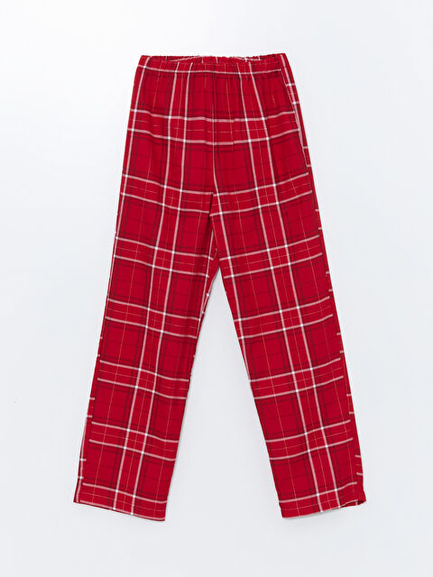 LCW DREAM Beli Lastikli Ekose Kadın Pijama Altı - W4EP59Z8-LPA