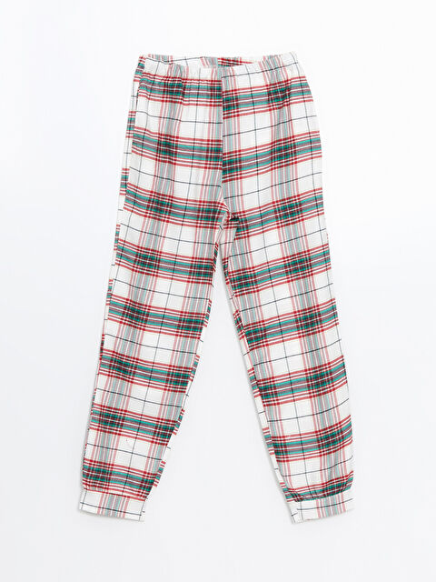 LCW DREAM Beli Lastikli Ekose Kadın Jogger Pijama Altı - W4EQ00Z8-SZ4