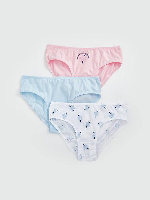 LCW Kids Baskılı Kız Çocuk Külot 3'lü - W4EQ51Z4-LU8