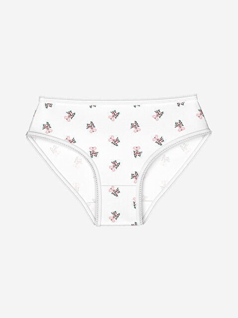 LCW Kids Beli Lastikli Baskılı Kız Çocuk Külot - W4ER43Z1-LRA