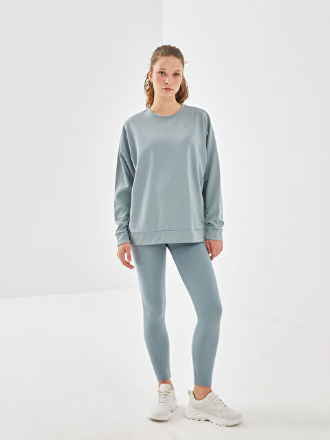 XSIDE ACTIVE Kadın Beli Lastikli Ekstra Dar Fit Düz Tayt - W4ES57Z8-PWQ