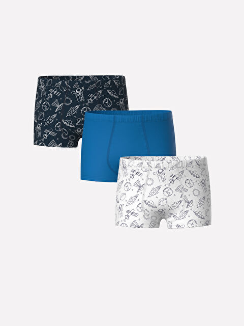LCW Kids Printed Boys' Boxer Trunks 3-Pack - W4ET62Z4-LSJ