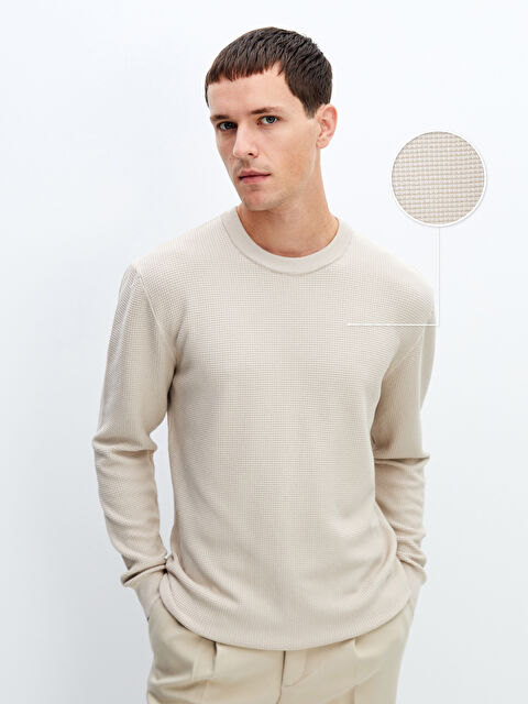 LCW Vision Bisiklet Yaka Erkek Triko Kazak - W4ET95Z8-HZZ