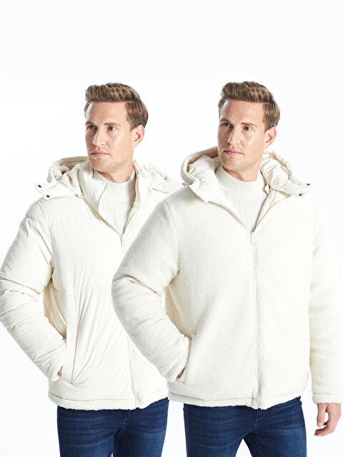 SOUTHBLUE Standart Kalıp Kapüşonlu Erkek Mont - W4EU92Z8-R9J