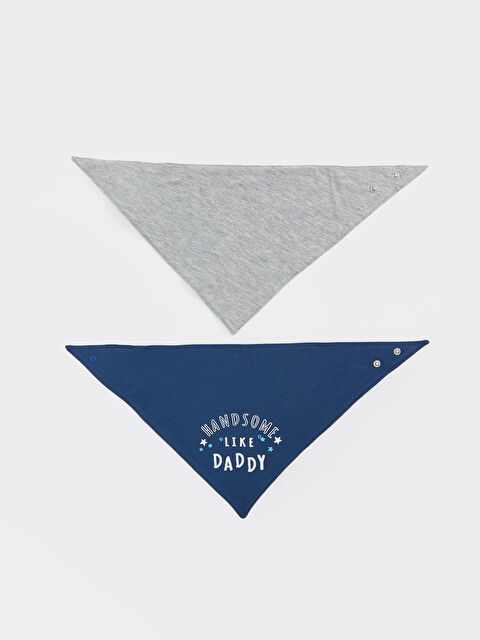 LCW baby Lot de 2 Bavoirs Imprimés pour Bébé Garçons - W4FB12Z1-R4N