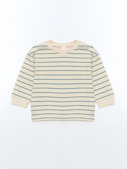 LCW baby Yakası Çıtçıtlı Erkek Bebek Uzun Kollu Tişört - W4FD45Z1-LFC