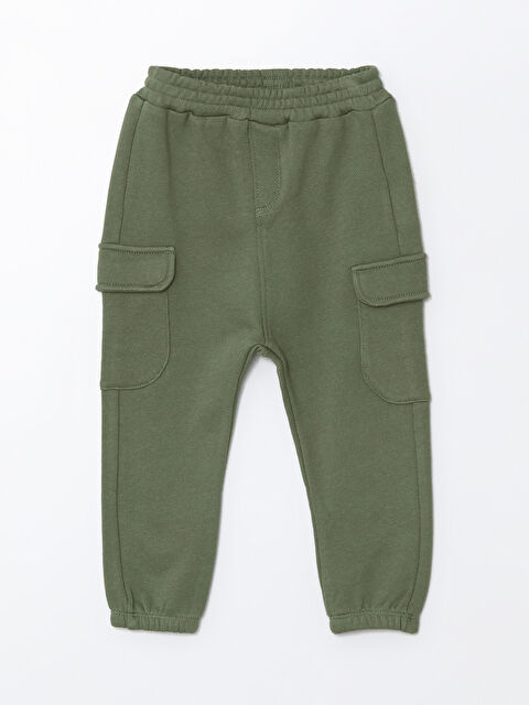 LCW baby Beli Lastikli Erkek Bebek Jogger Eşofman Altı - W4FD54Z1-MUS