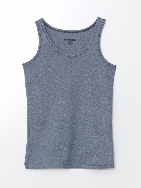 LCW Kids Bisiklet Yaka Erkek Çocuk Atlet - W4FE56Z4-JC7