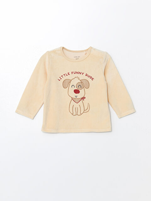 LCW baby Baskılı Erkek Bebek Tişört - W4FF13Z1-FYH