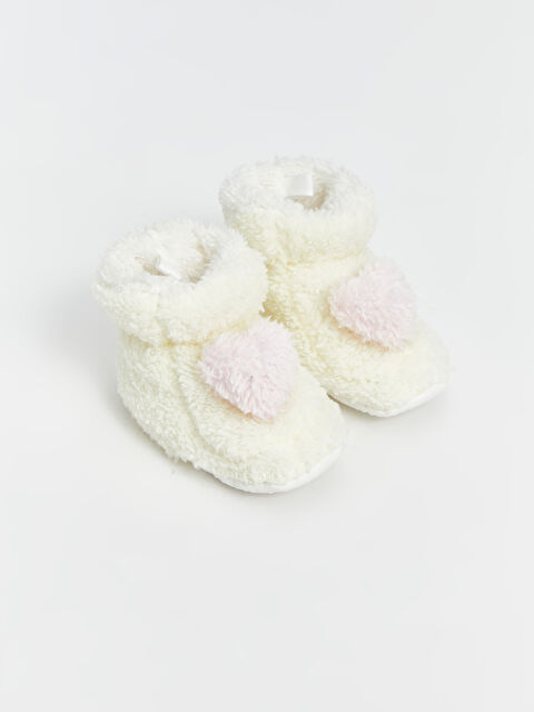 LCW STEPS Ponpon Detaylı Kız Bebek Panduf - W4FJ11Z1-FDU