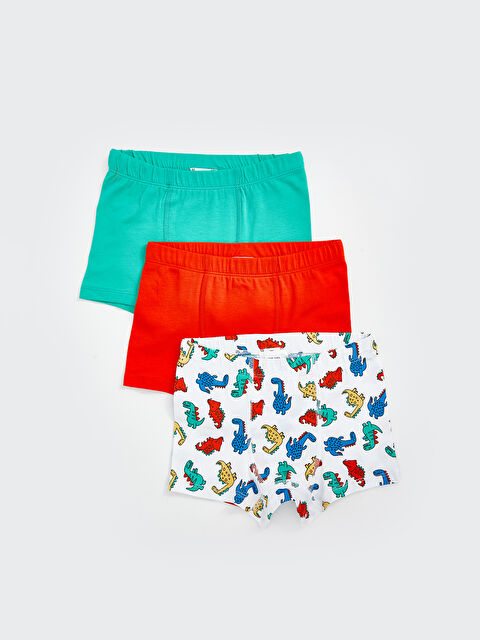 LCW baby Beli Lastikli Erkek Bebek Boxer 3'lü - W4FJ33Z1-LRA