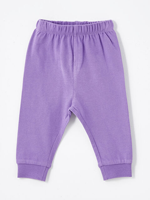 LCW baby Beli Lastikli Basic Kız Bebek Pijama Alt - W4FJ66Z1-YQP