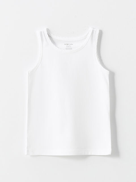 LCW Kids Bisiklet Yaka Kız Çocuk Atlet - W4FJ95Z1-FFB