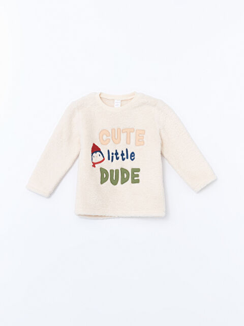 LCW Kids Bisiklet Yaka Erkek Çocuk Pijama Üst - W4FK18Z1-YG7