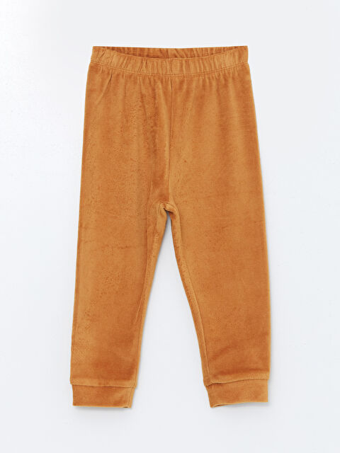 LCW baby Erkek Bebek Kadife Jogger Eşofman Altı - W4FK20Z1-YQQ